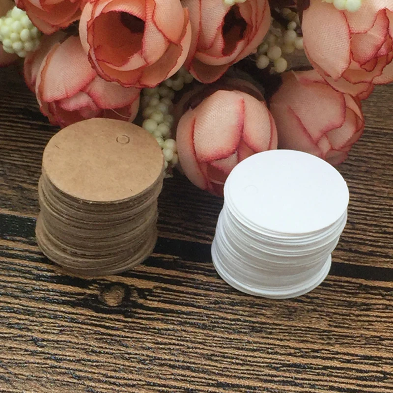 5000 шт. круглые ярлыки из крафт-бумаги для ювелирных изделий | Украшения и