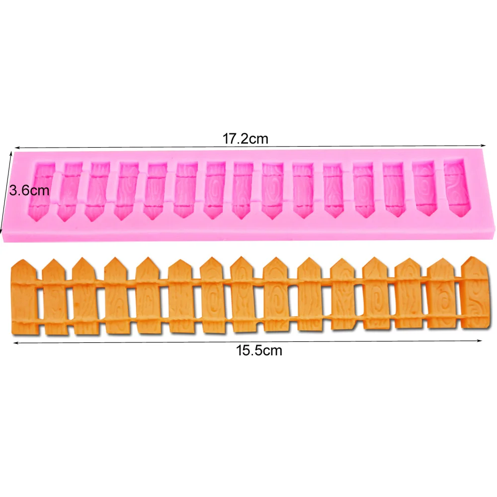 Byjunyeor длинное забор УФ смола силиконовая форма помадка шоколадные конфеты