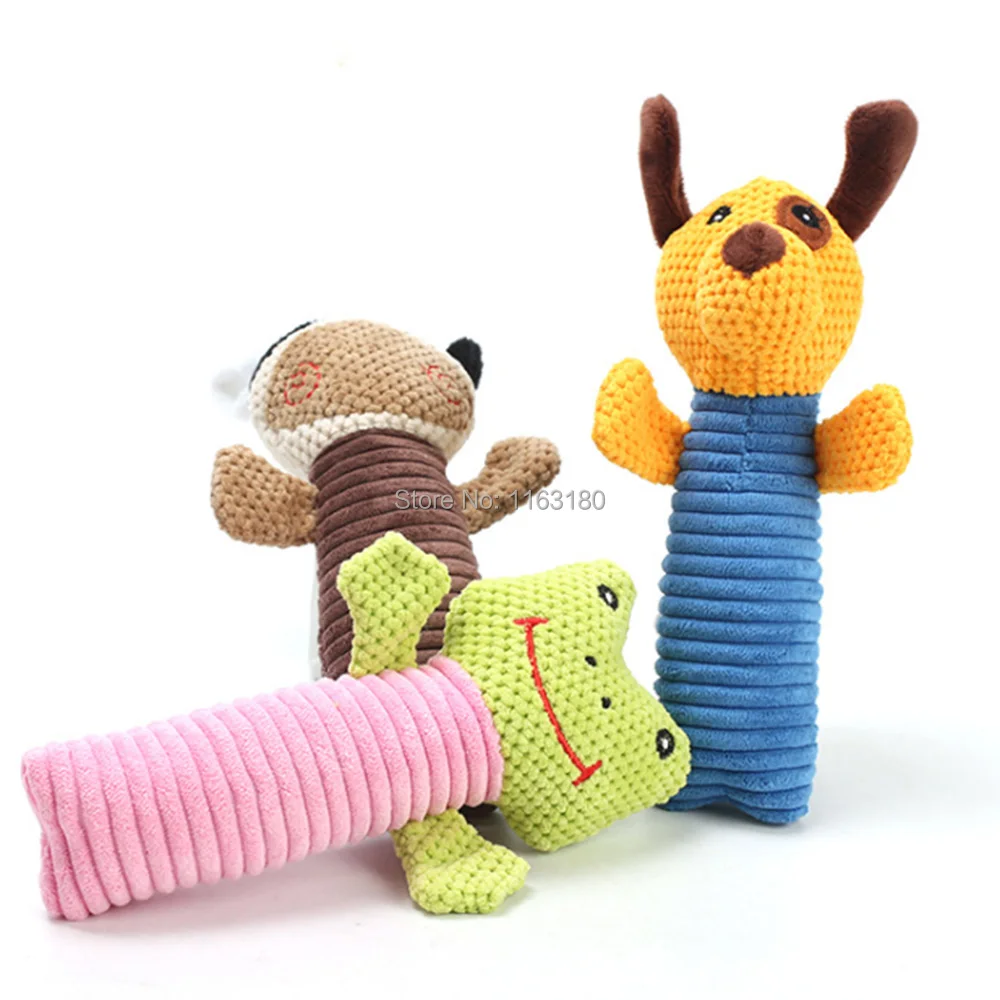 

10pcs/lot Fun Pet Dog Cat Animal Shape Toys Gift Dogs Chew Squeaker Dog Toys
