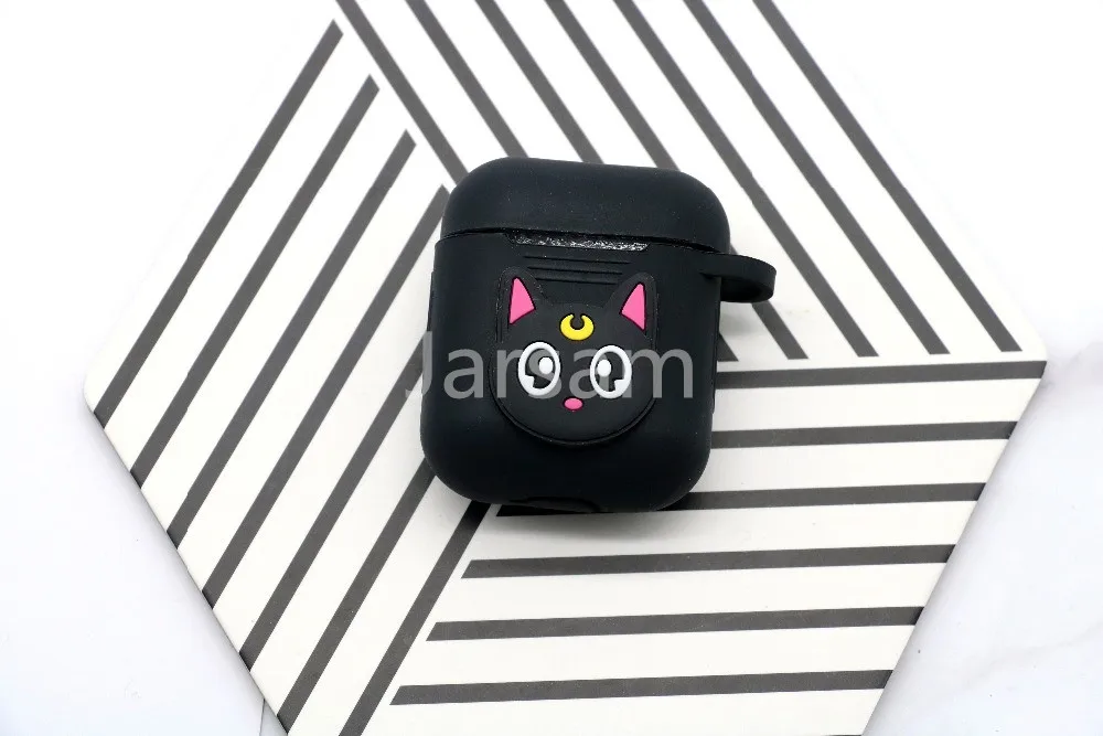 Мультяшный беспроводной Чехол для наушников для Apple AirPods, силиконовый чехол для зарядки наушников s для Airpods 2, защитный чехол