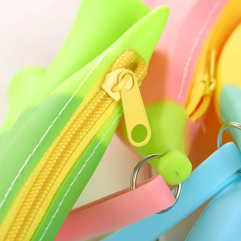 Модный креативный кошелек силиконовая забавная сумка в форме банана на молнии