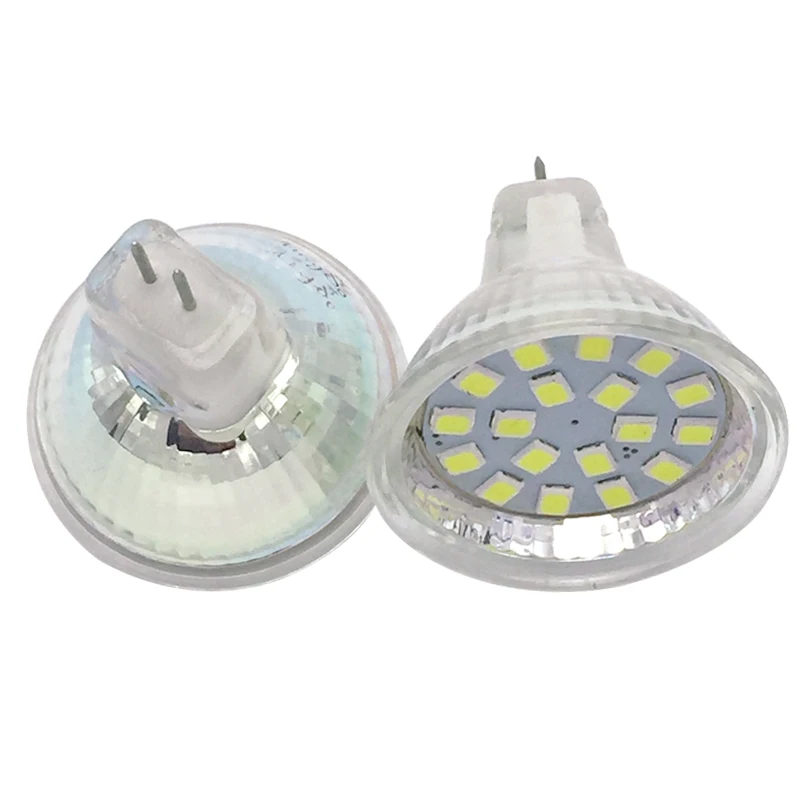 6 шт./лот MR11 Светодиодный точечный светильник AC/DC 12 В 3 Вт 5 2835 SMD светодиодный
