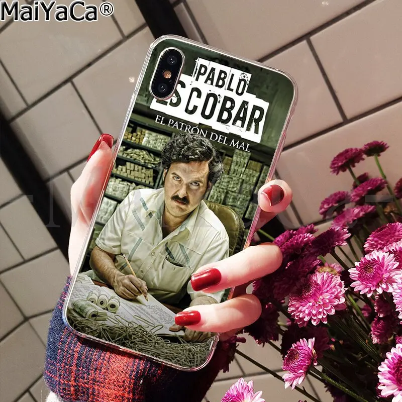 A15 MaiYaCa Narcos ТВ серия Пабло Эскобар Coque Оболочка Чехол для телефона для Apple iPhone 8 7 6 6S Plus X XS MAX 5 5S SE XR крышка - Цвет: A15