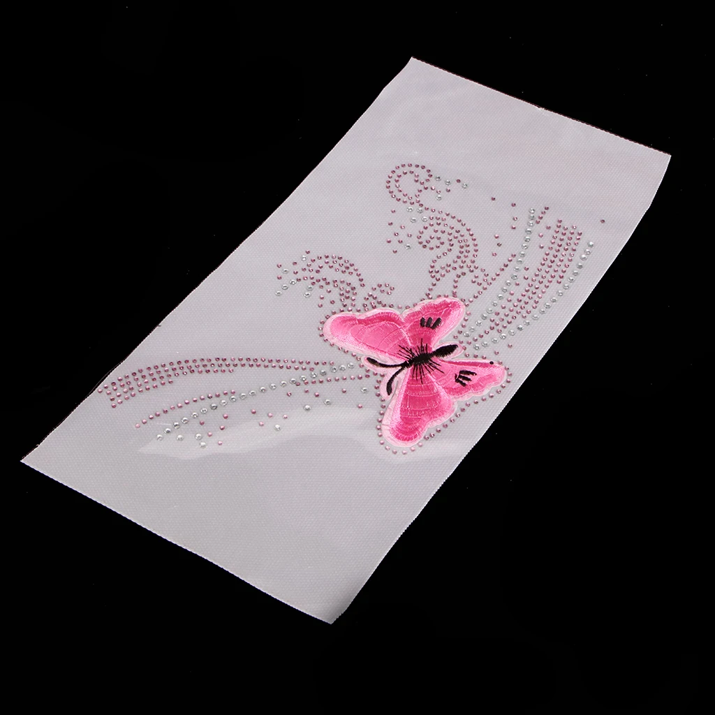 Стразы с рисунком бабочки стразы утюгом для горячей фиксации рукоделия