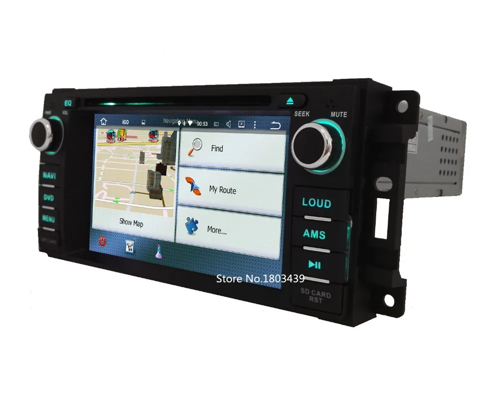 Quad Core Android 5.1.1 WIFI USB Car DVD Player Radio Stereo Screen For Jeep Wrangler/Chrysler Sebring 300C/Dodge RAM Challenger |