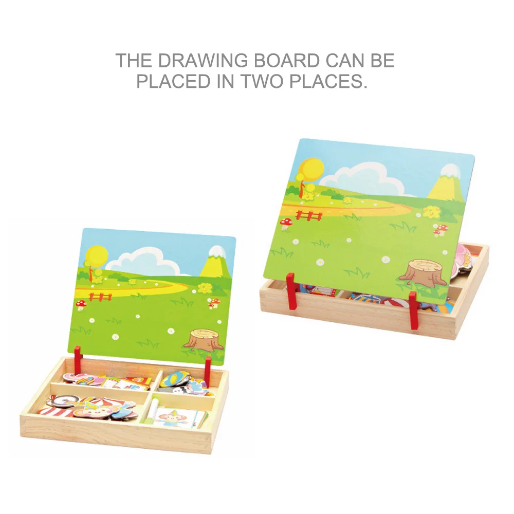 Деревянные игрушки магнитный 3D пазл для детей детская головоломка деревянные