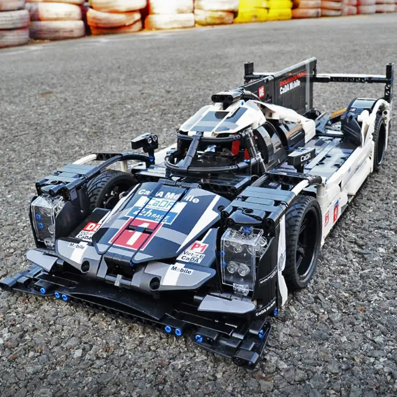 Автомобиль CaDA Buliding, блоки, автомобиль CADA Technic, Модель гоночного автомобиля Formula One F1, Модель гоночного автомобиля, Bugattied Chiron DIY RC, строительный блок, игрушка, автомобиль, подарок
