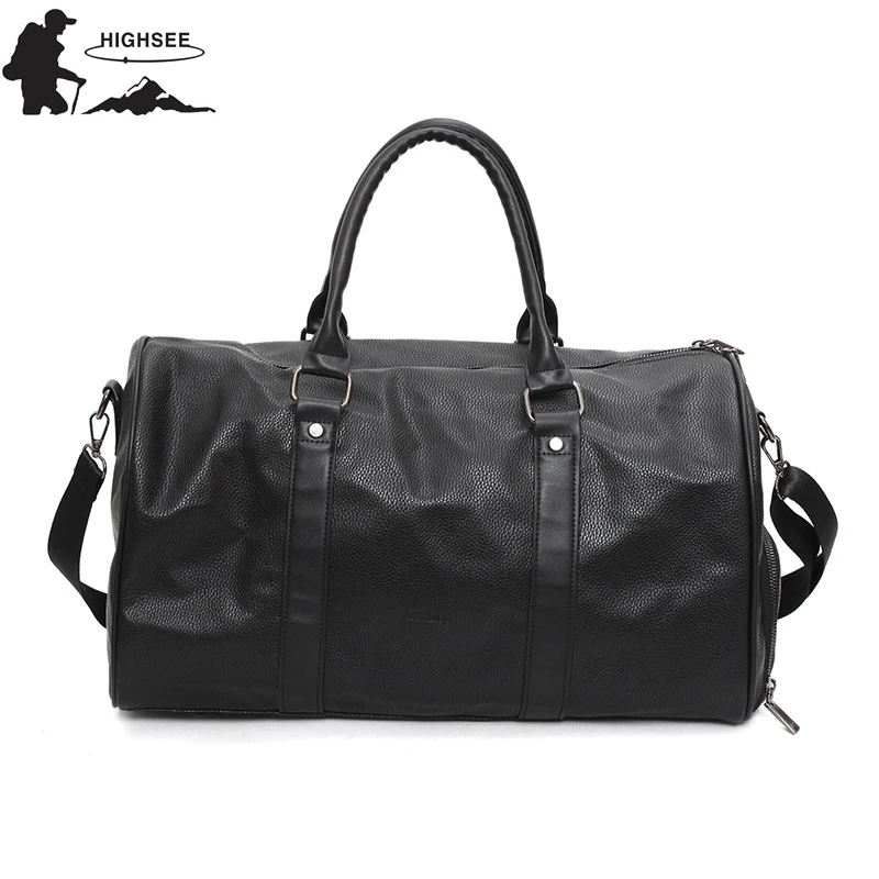 

Gym Bag Leather Sports Bags Dry Wet Bags Men Training for Shoes Fitness Yoga Travel Luggage Shoulder Sac De Sport Bag