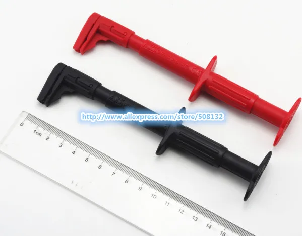 Испытательный провод/комплект сверхмощных зажимов для шины 4 мм банановый