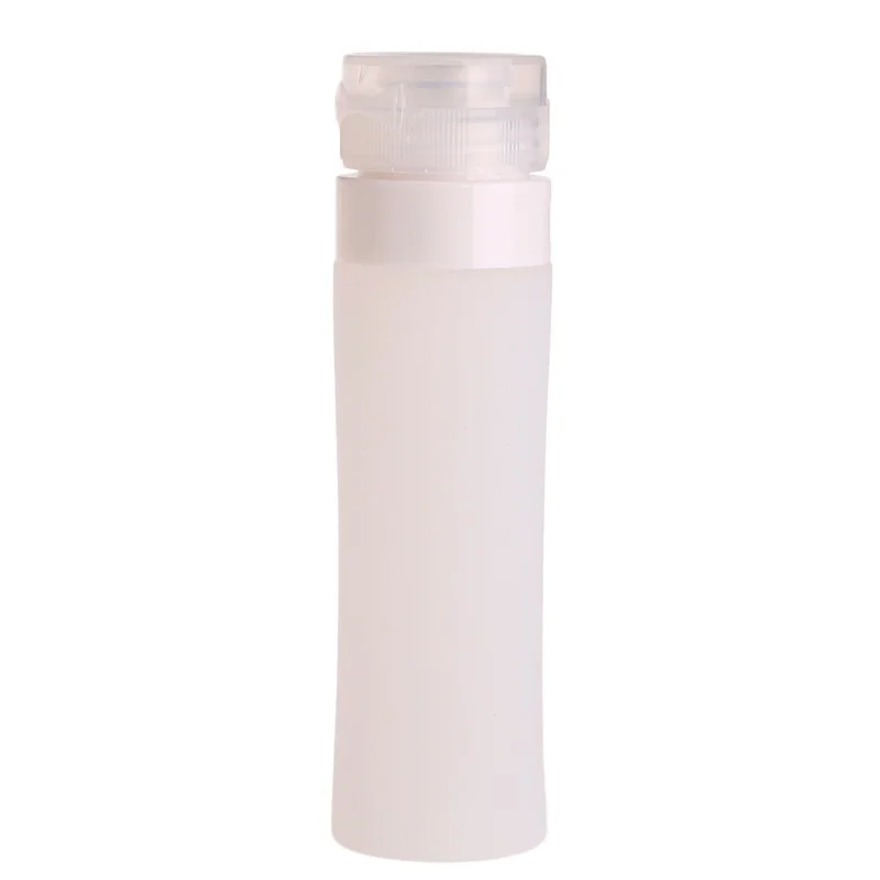 Transparent 60ml 38/60/80 мл Путешествия Портативный для хранения косметики бутылки Эко-дружественных силикона шампунь/душ моющее средство Органайзеры - Цвет: Transparent 60ml