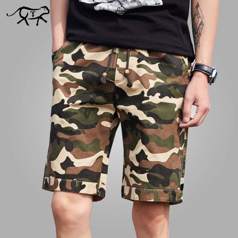 Шорты мужские модные летние пляжные повседневные армейские большого размера M