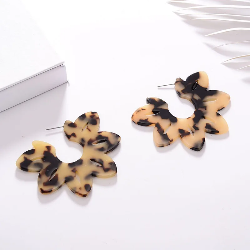 Женские серьги гвоздики с леопардовым принтом 2020|Серьги-гвоздики| |