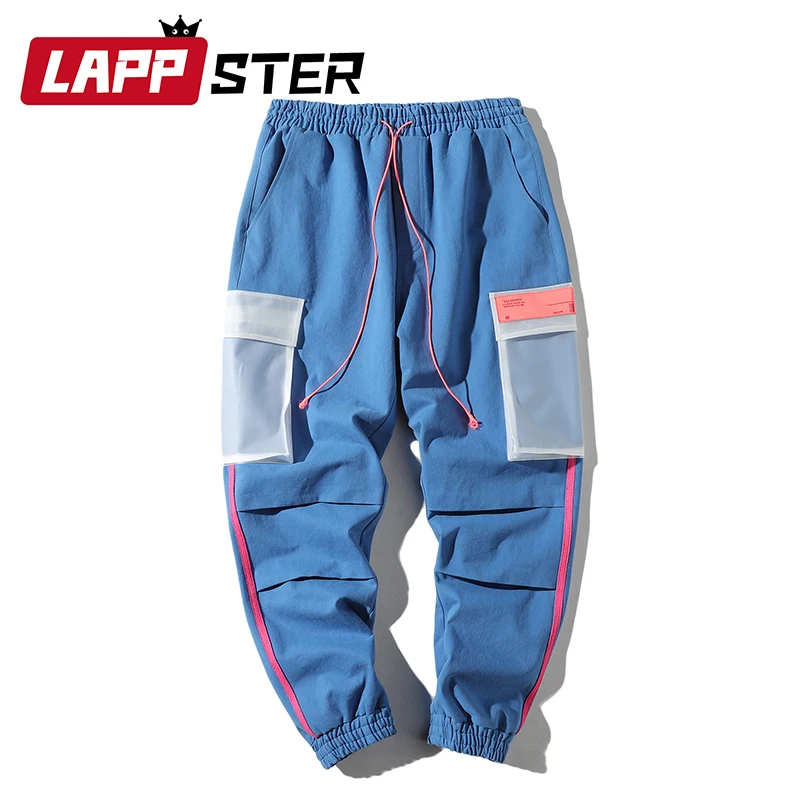 LAPPSTER, уличная одежда, штаны для бега, мужские,, Харадзюку, шаровары, мужские, корейские, хип-хоп, с карманами, черные, модные, спортивные штаны