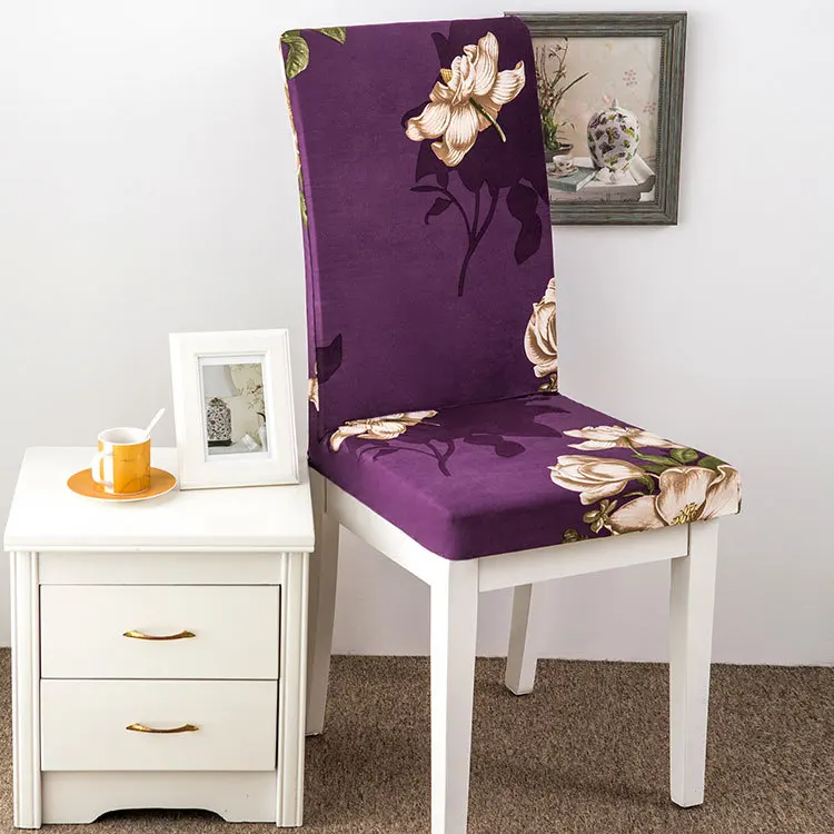 Съемный моющийся уютный Эластичный Защитный чехол для обеденного стула кухни