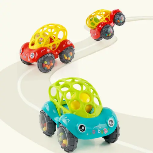 Погремушка и рулон автомобиля 1 шт. разноцветный круглый шар игрушка для игр
