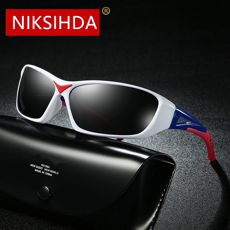 

NIKSIHDA 2019 New Popular Sports Polarized Sunglasses Fashion Colored Sunglasses Glasses Men's Sunglasses UV400
