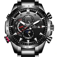 switzerland binger watch men automatic mechanical luxury brand multi function sapphire men watch luminous waterproof clock b8 11