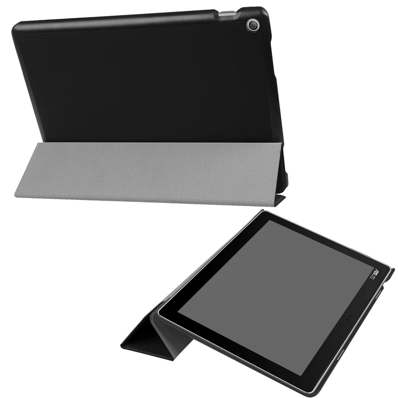 Smart Case For ASUS Zenpad 10 Z301MFL Z301ML High Quality pure color ultra thin PU Leather stand cover tablet flip case | Компьютеры и