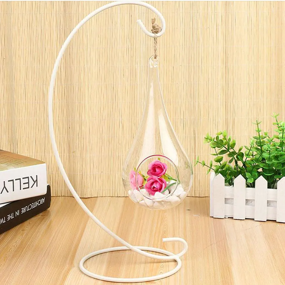 Железная подвесная стойка романтичный стеклянный шар подставка для свечи