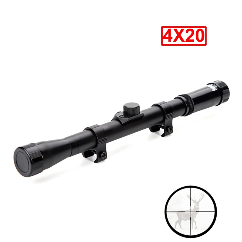 4x20 охотничьи прицелы 3-7X28 тактическая оптика рефлекторный прицел Crosshair 4X15 прицел 4X28 Воздушный пистолет прицел 3-7x20 прицелы