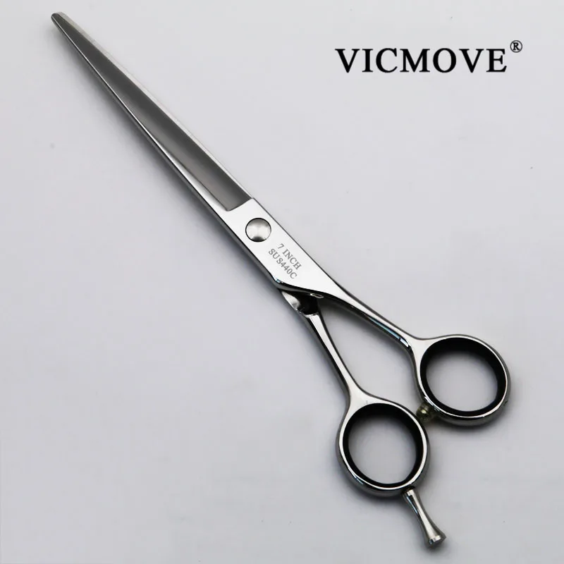 7 дюймовые ножницы для волос Профессиональные парикмахерские собак высокое