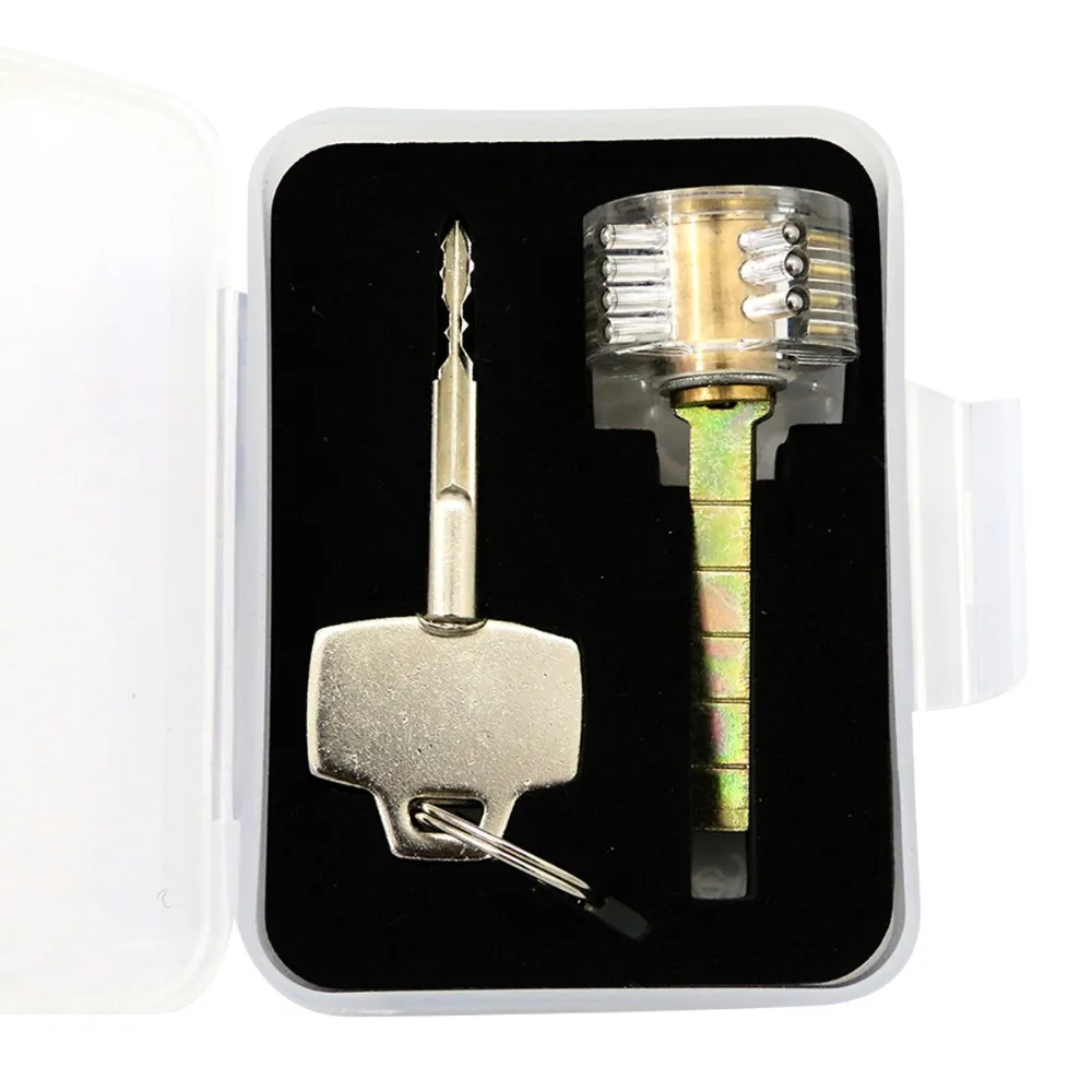 Прозрачный видимый Внутренний замок слесарь тренировочный чемодан багаж|Замки| |