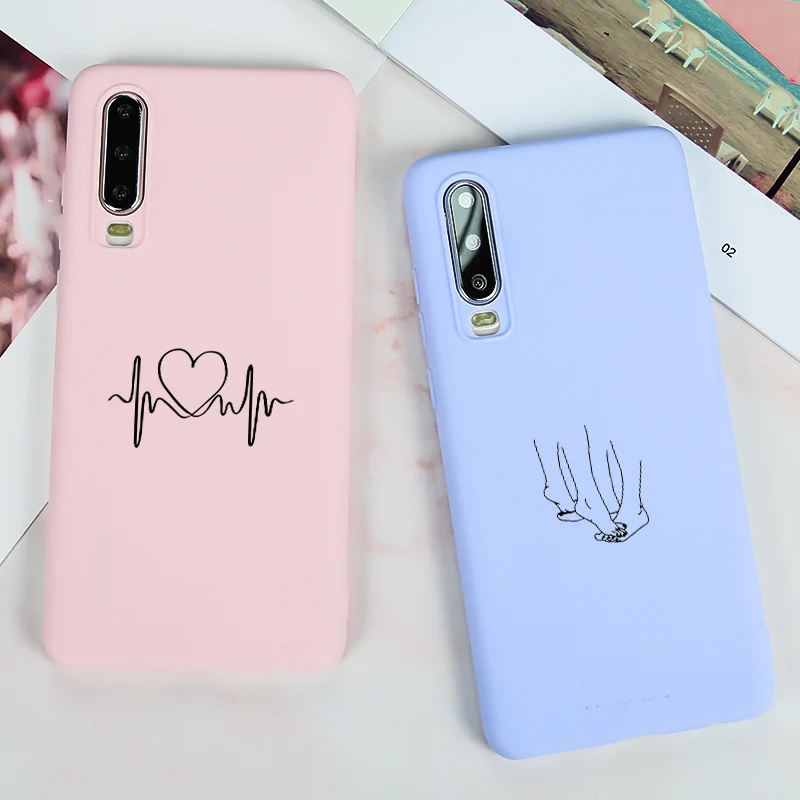 Для huawei mate 10 20 Lite чехол для huawei P20 P30 PRO P10 P9 Lite мягкий силиконовый чехол Бампер P 20 Lite задняя крышка Love Heart