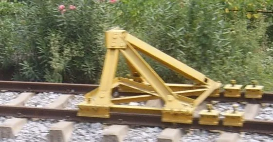 2 шт./лот модель 1/87 Железнодорожный трек в масштабе Хо буфер архитектурная