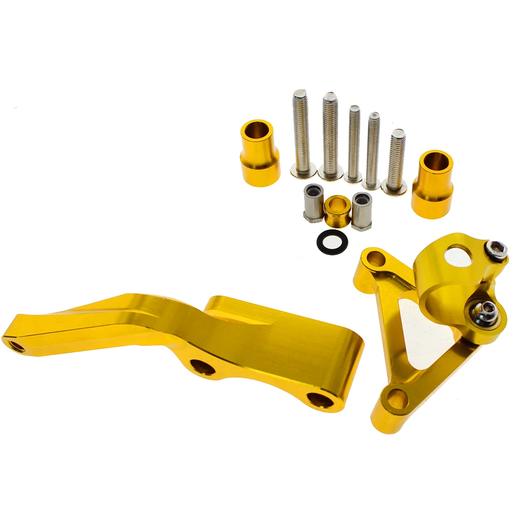 Для DUCATI 696 796 795 CNC алюминиевый демпфер Руля Мотоцикла стабилизатор Кронштейн