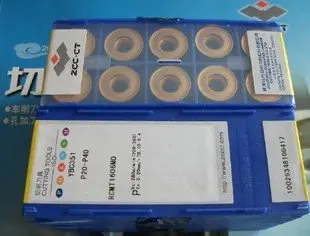 

ZCC.CT cnc Cutting Tool ORIGINAL ZCCCT CEMENTED CARBIDE INSERT CNC TURNING TOOL PARTS RCMT 1204MO YBC252 positive