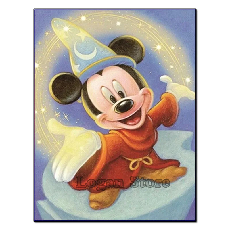 Volledige vierkante ronde diamant 5D DIY Diamond Painting Cartoon Mouse geborduurd Mosaic Home Decor SSC256 | Дом и сад