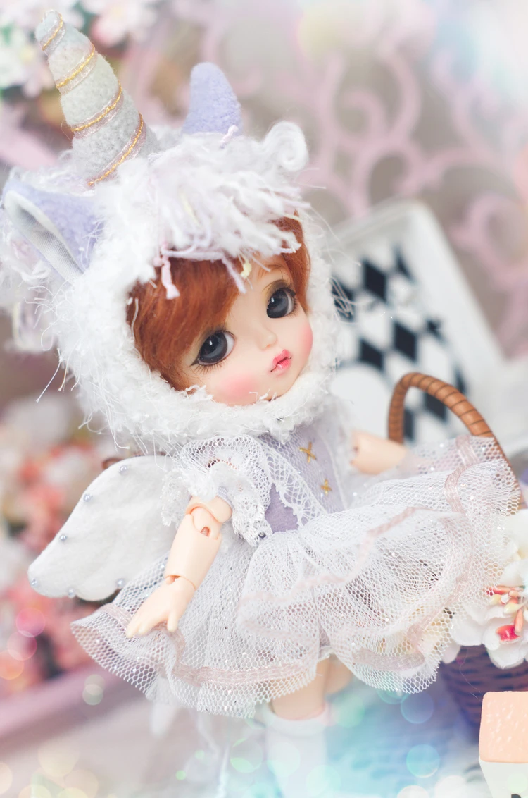 1/8 SD BJD Кукла Одежда Единорог Платье Костюм для 1/8 BJD куклы Подарки для детей