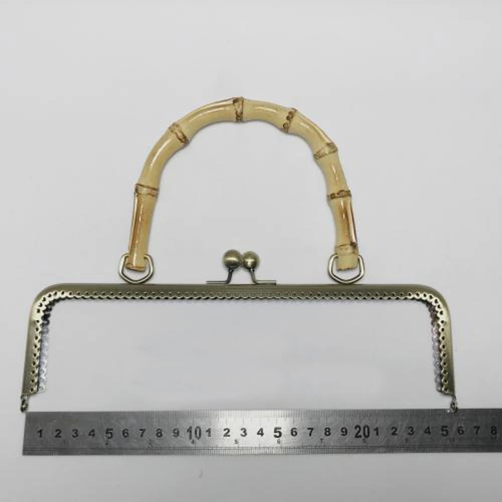 20/25 см Женская сумка большого размера металлическая застежка бронзовый цвет без