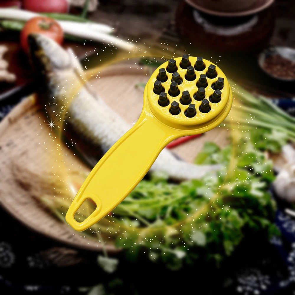 1 шт. рыбьей чешуи кисти выскабливание рыболовные Весы щетка для очистки кожуры