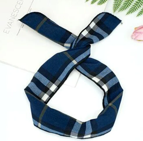 as picture 28 TWDVS Korean Version Of Rabbit Ears Knotted Wire Hair Band Bow Polka Dot Lady Headband Women Headdress Sweet Hair Accessories - Цвет: as picture 28