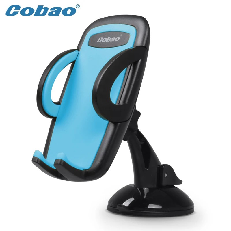 Cobao Универсальный держатель на лобовое стекло автомобиля телефон Автомобильный держатель для iPhone SE 6 6s 5S 5C 5G 4S MP3 iPod gps samsung Galaxy note - Цвет: Сапфир