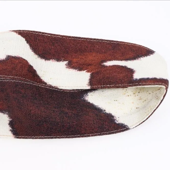 Женская короткая юбка с принтом коровы Повседневная летняя высокой талией 2019 |