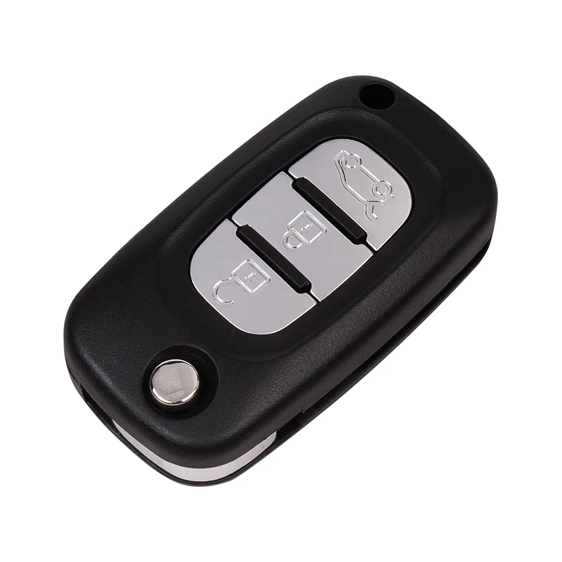 Раскладной чехол VDIAGTOOL для автомобильного ключа с 3 кнопками Renault Clio Vivaro Master Traffic