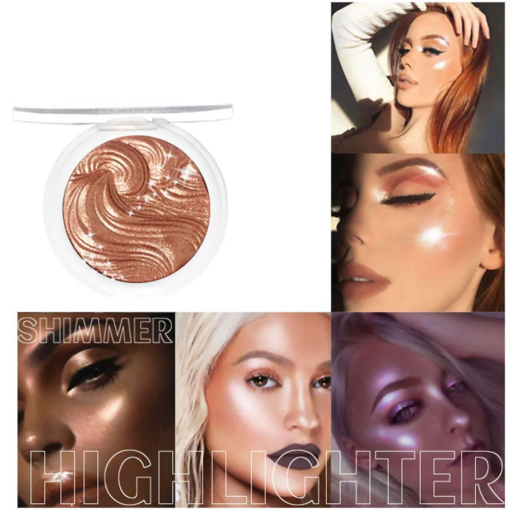 Professional косметическая пудра для лица одноцветные бронзер хайлайтер палитра maquiagem