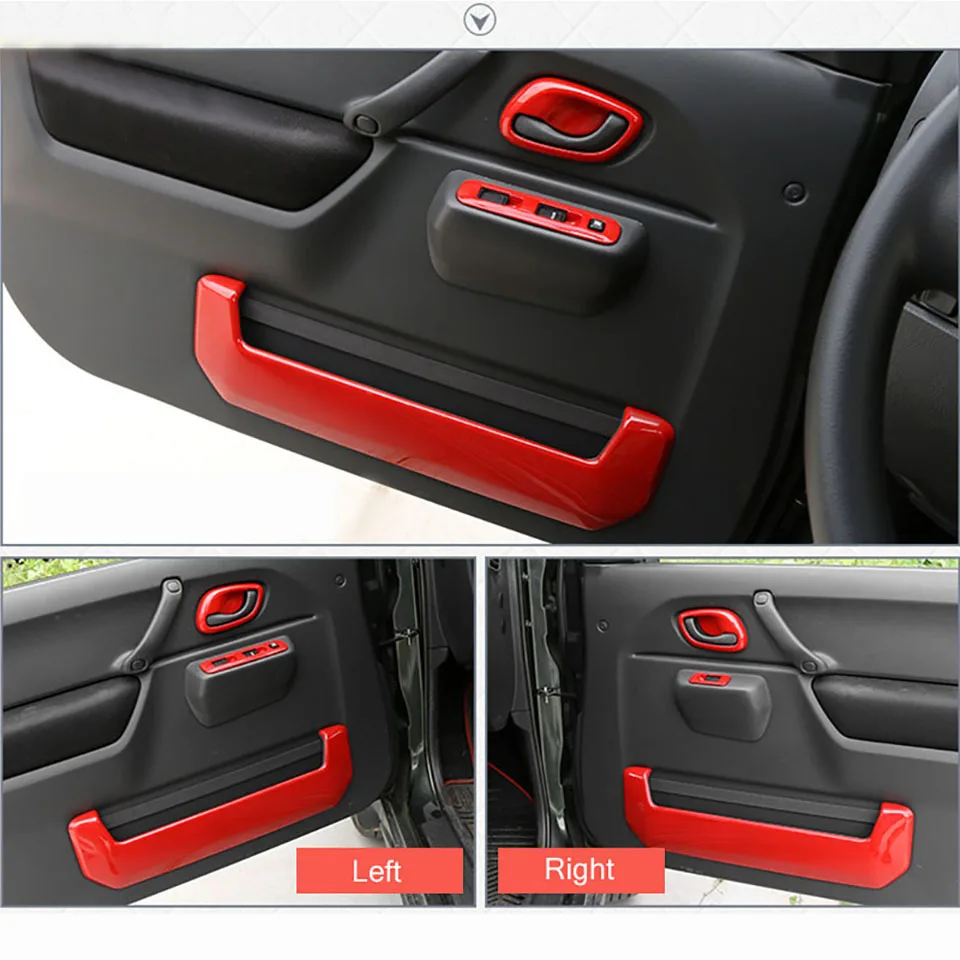 BAWA интерьерные молдинги для Suzuki jimny 2007- ABS кнопка Крышка дверная ручка Чаша наклейки для jimny двери интерьер комплект