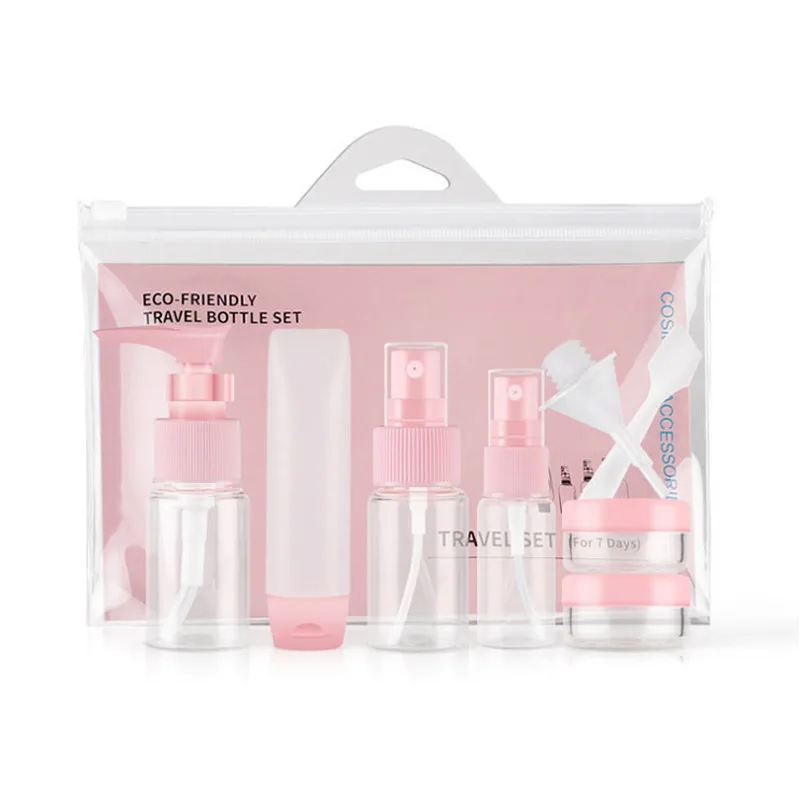 8 шт./компл. Набор для путешествий пластиковый прозрачный косметический