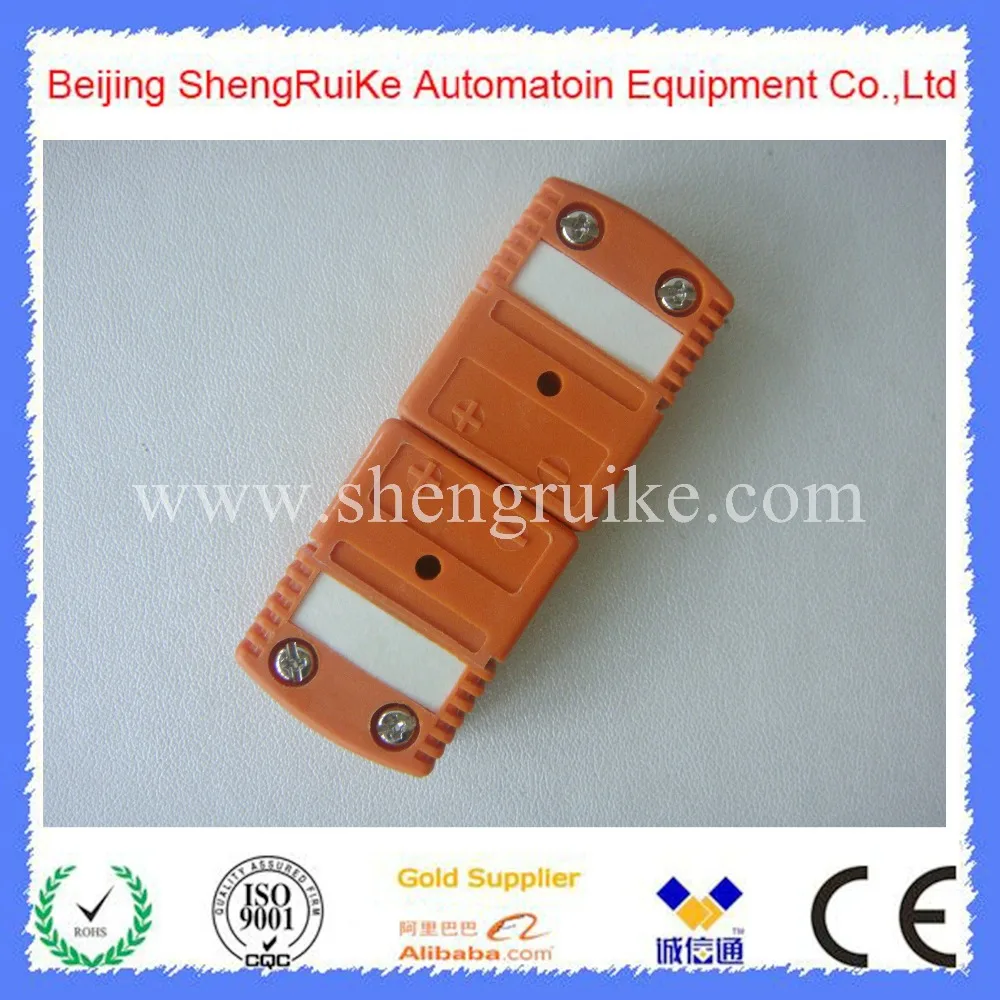 Стандартный разъем термопары N круглый полый штекер и гнездо аналогичный