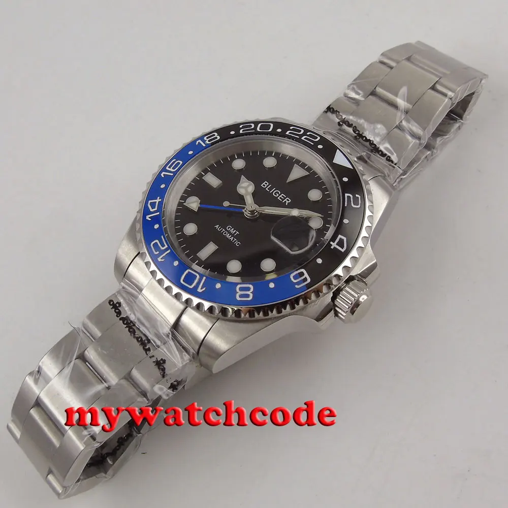 Мужские автоматические часы с черным циферблатом 40 мм|watch automatic men|watch menwatch men |