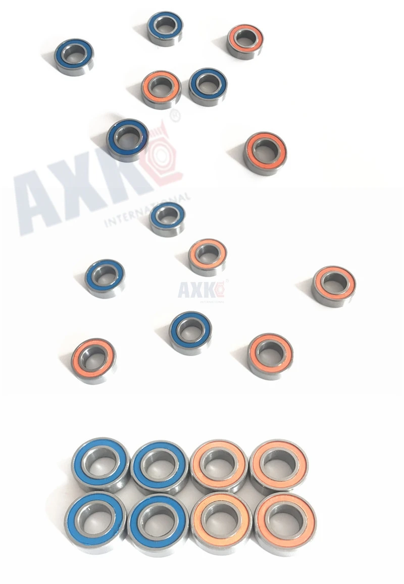 Mr105rs Abec-3 подшипника(10 шт.) 5x10x4 мм миниатюрные Mr105-2rs шарикоподшипники оранжевый герметичный Mr105 2rs качество