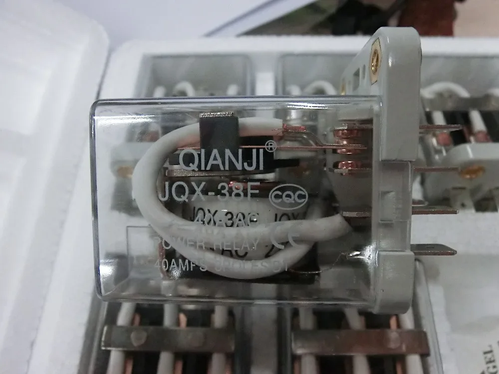 JQX 38F 40A 3Z AC220V DC24V DC12V 11Pin реле питания 40 А 3 полюса DT 220VAC 24VDC 12VDC|power relay|relay power40a relay |