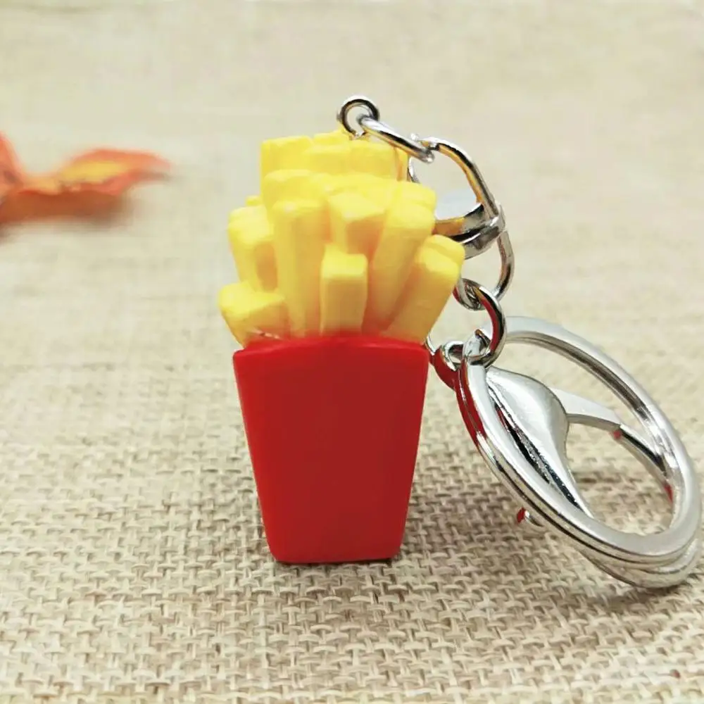 Горячая Распродажа пищевые продукты брелок мультфильм фри DIY кулон прекрасные