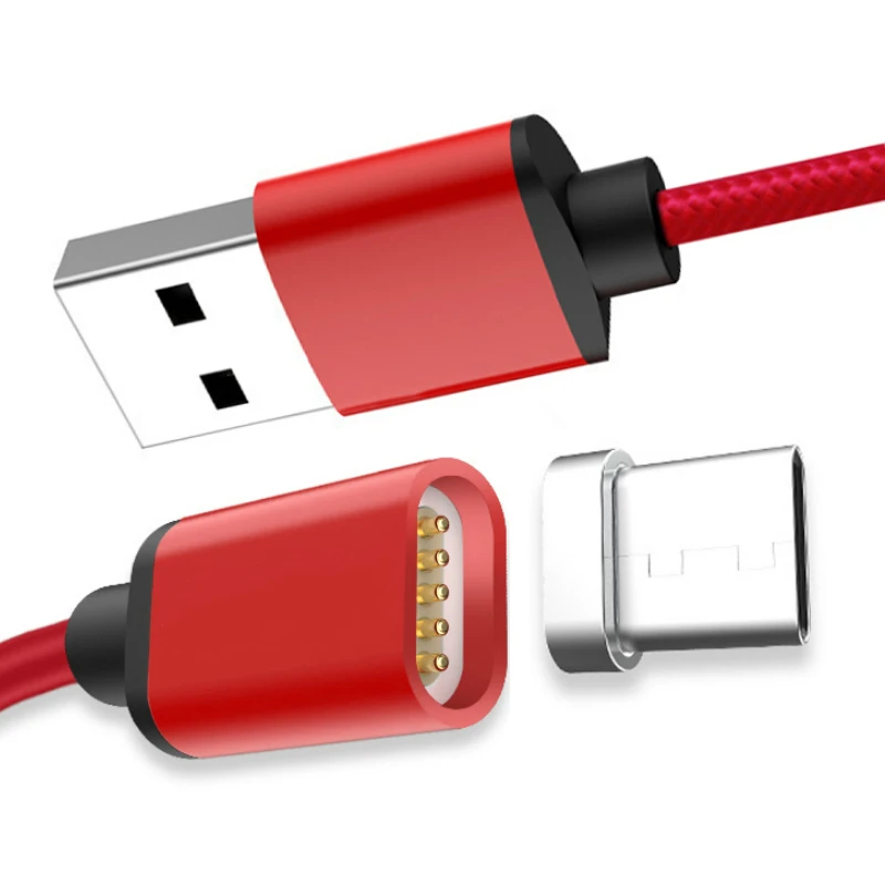 Магнитный кабель USB Type C для Samsung S8 S9 Plus Note 8 A3 A5 2017|Зарядные устройства телефонов| |