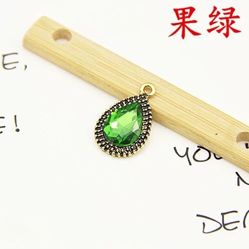 10 шт./лот антикварные посеребренные жемчужные хрустальные подвески в форме