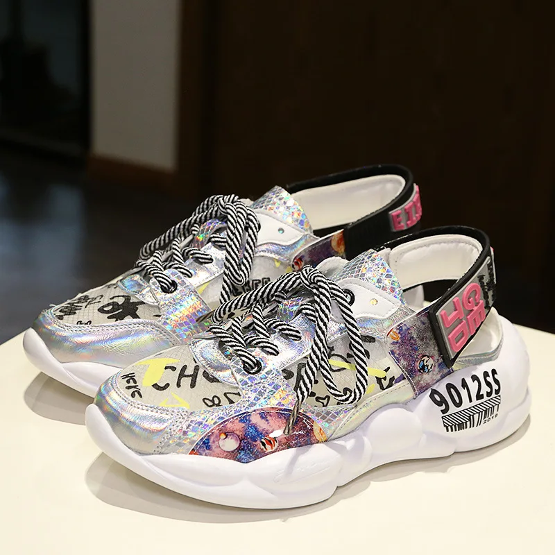 

Shoes Women Summer Chunky Sandals Platform zapatos de mujer sandalias mujer 2019 chaussures femme Ladies footware Breathable