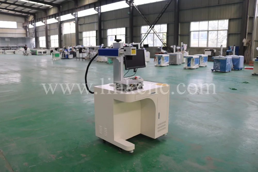 Волоконно-лазерная маркировочная машина с Raycus 20W для металлического пластика |